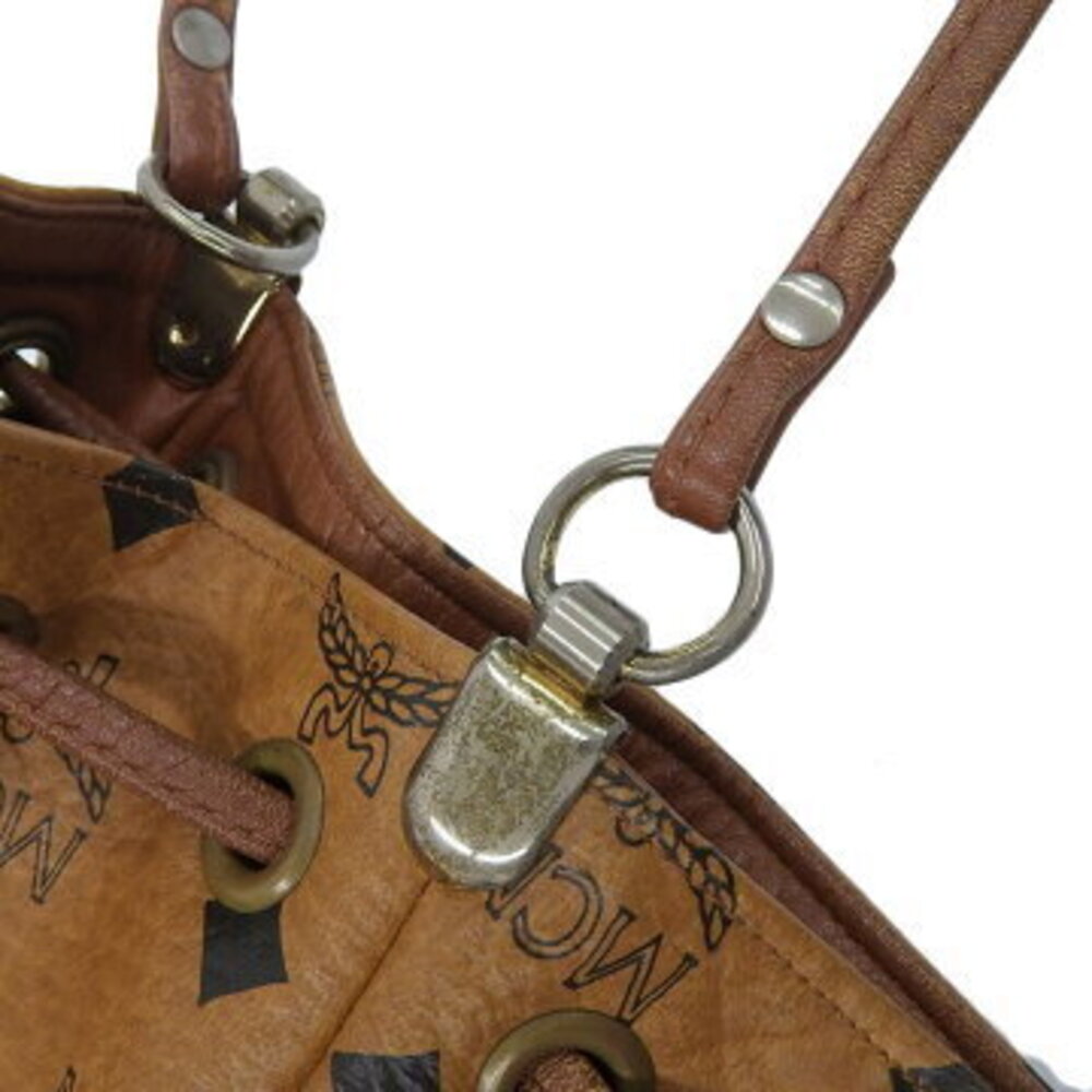 MCM Drawstring Shoulder Bag Brown - image 6